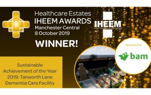 Healthcare Estates Award win - Sustainable Achievement