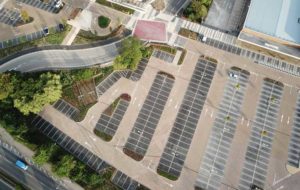 Elliott's Field Car Park Aerial View