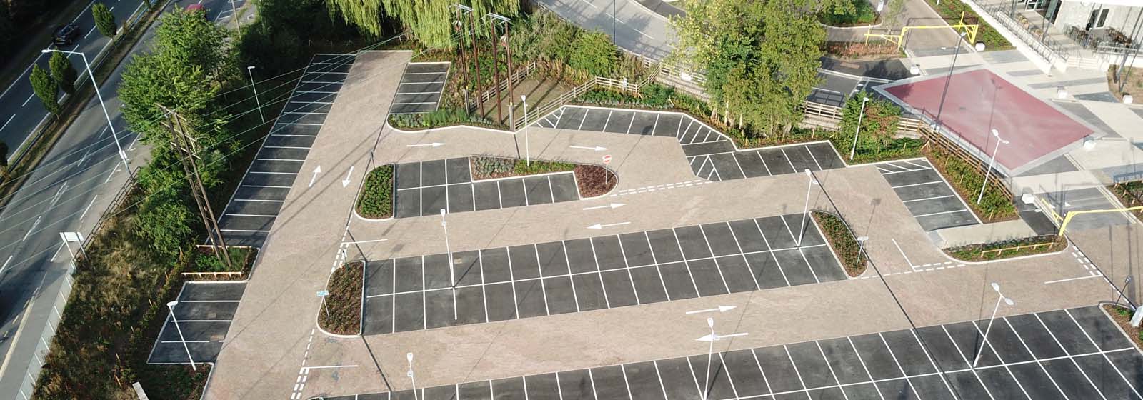 Elliott's Field Retail Shopping Car Park