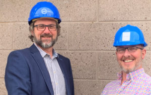 Matt Tebbatt and Ian Ireland - the office refurbishment