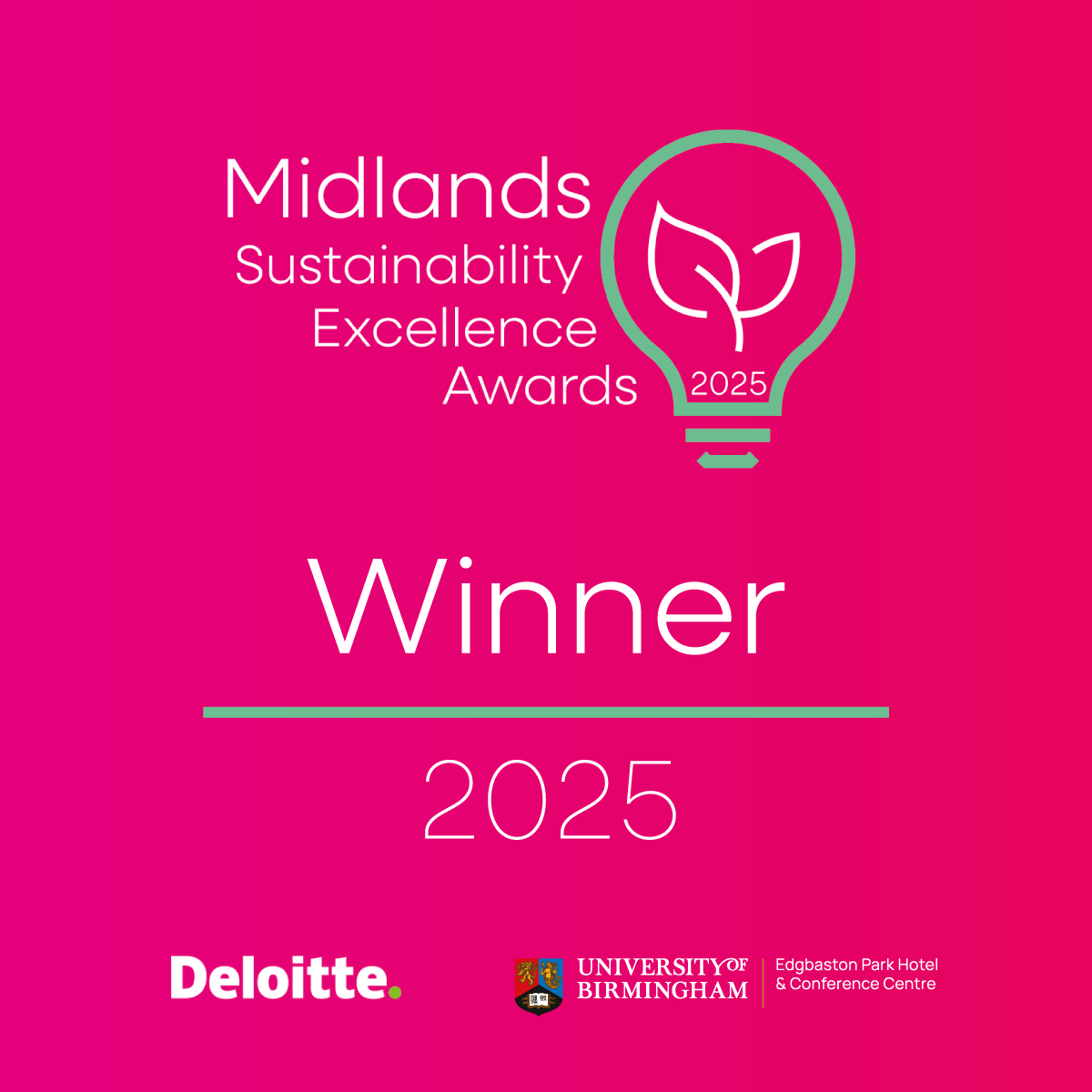 Sustainability West Midlands award winner